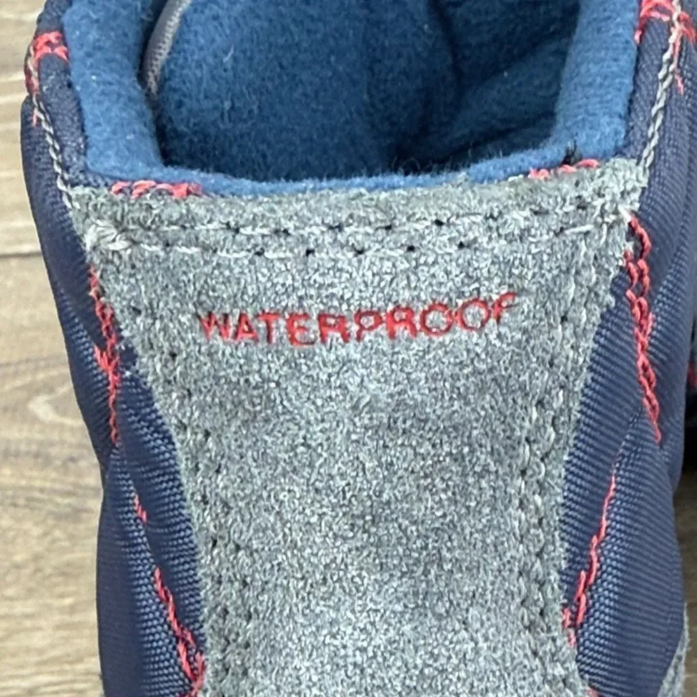 Columbia Rope Tow II Waterproof Warm 200g Toddler Boy Sz 10 Gray Navy Snow Boots